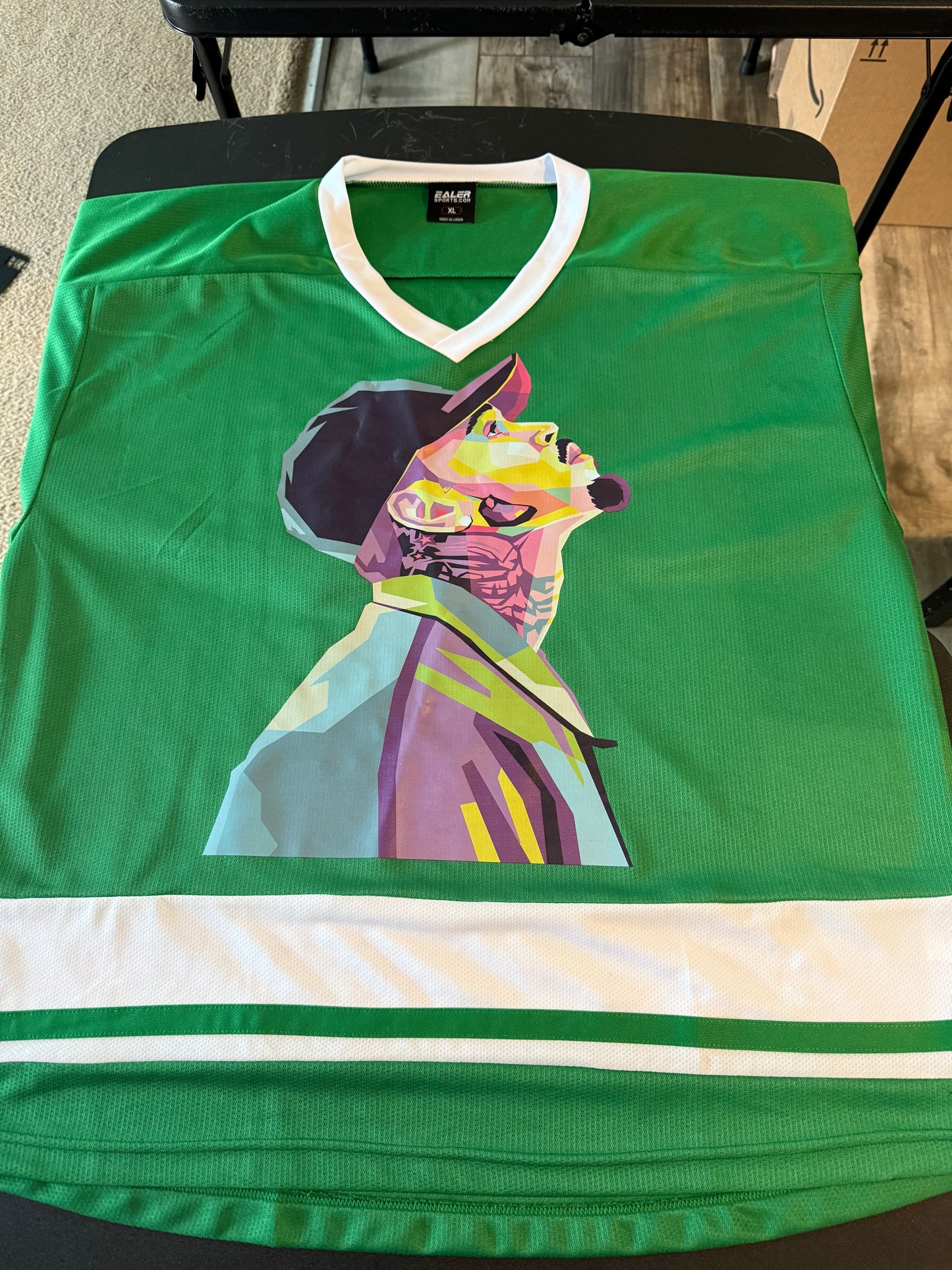 ADULT BREEZY BOWL HOCKEY JERSEY (green)