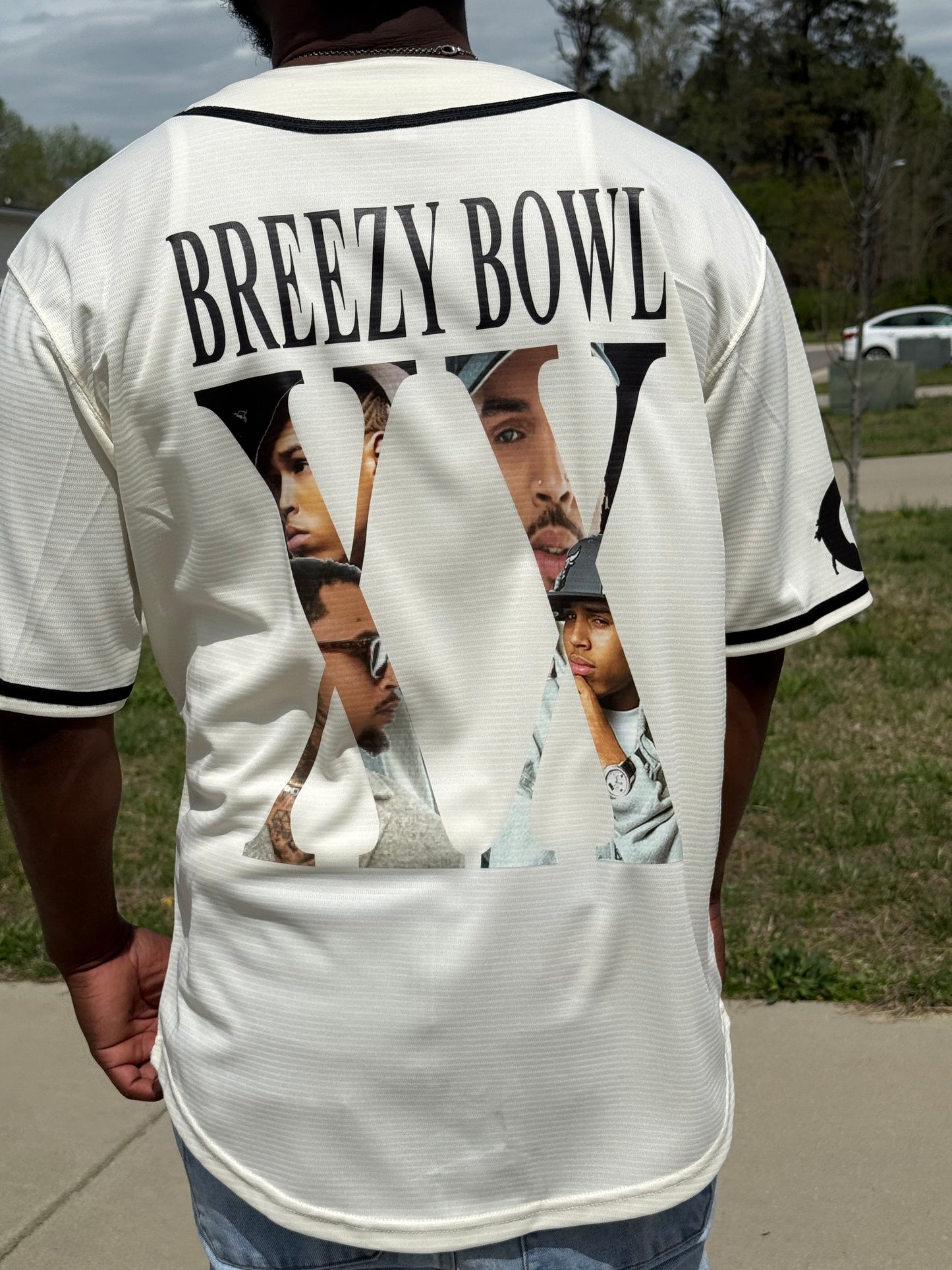 ADULT BREEZY BOWL BASEBALL JERSEY (Chris face)