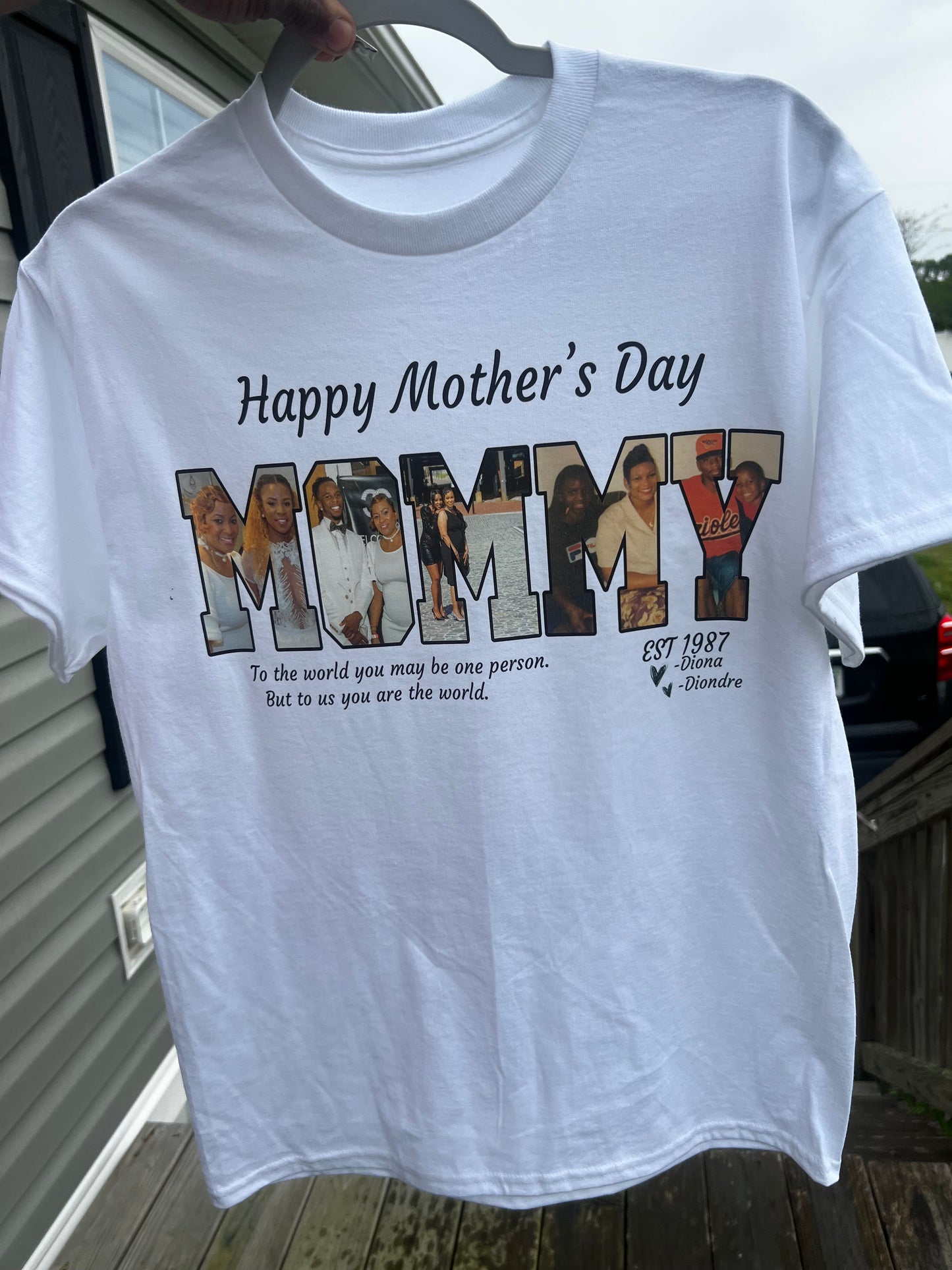 Mother’s Day custom photo shirt